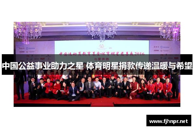中国公益事业助力之星 体育明星捐款传递温暖与希望